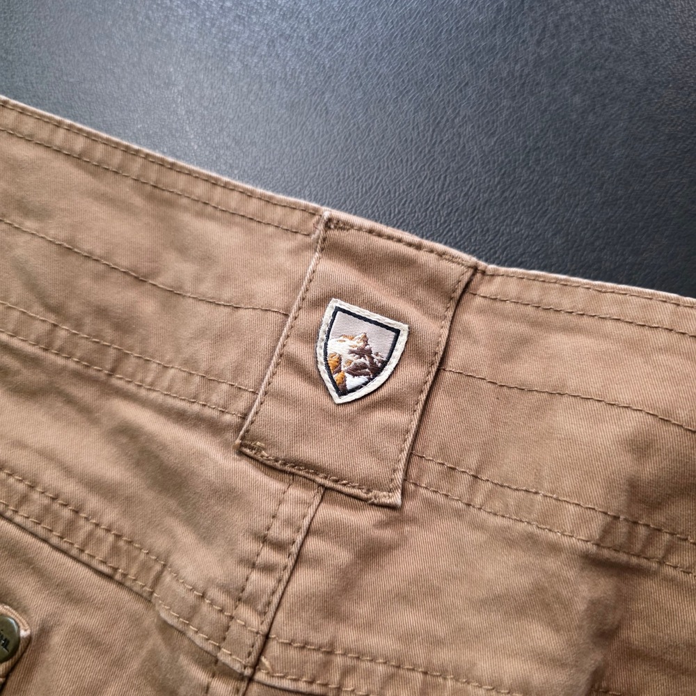 Kuhl Free Generatr Mens 34x32 Khaki Brown Cotton Stretch Work Hiking Pants - Picture 2 of 14